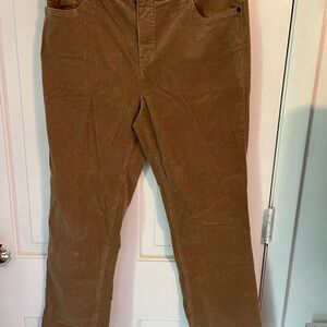 St. John's Bay Brown Straight Leg Pants